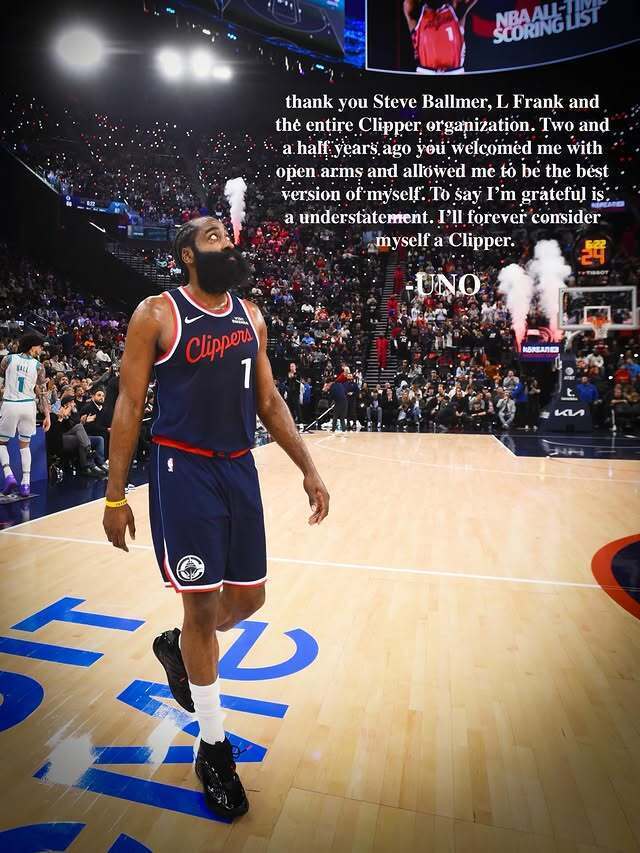 开云中国-告别旧主！哈登自称永远是快船人 加兰把克利夫兰当作第二个家