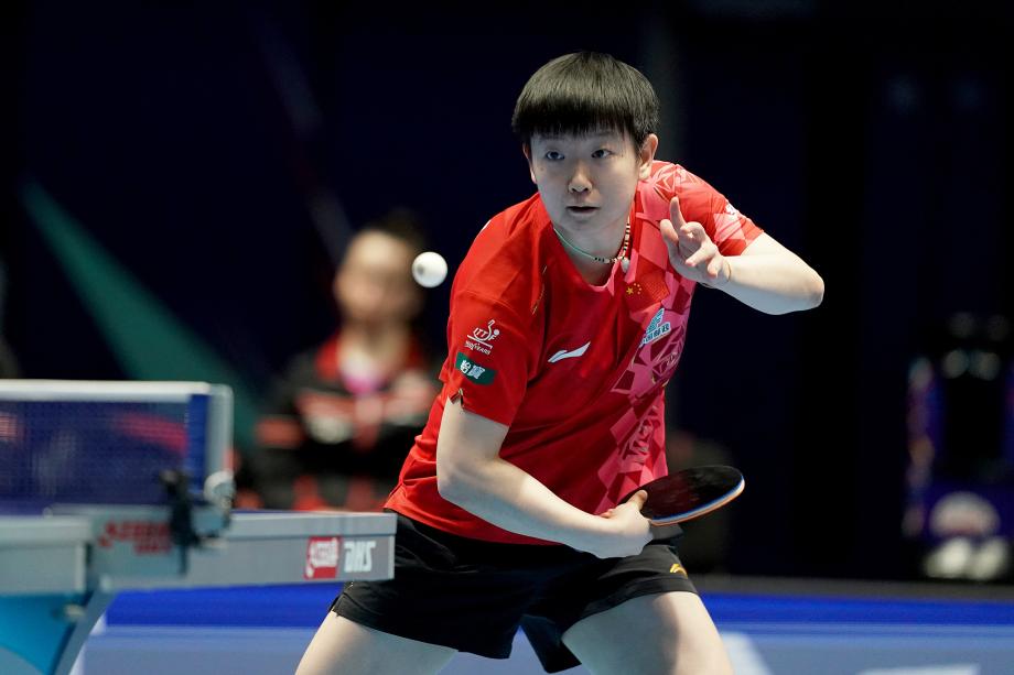 开云集团-孙颖莎独得2分 中国女团3-1波兰晋级世乒赛16强
